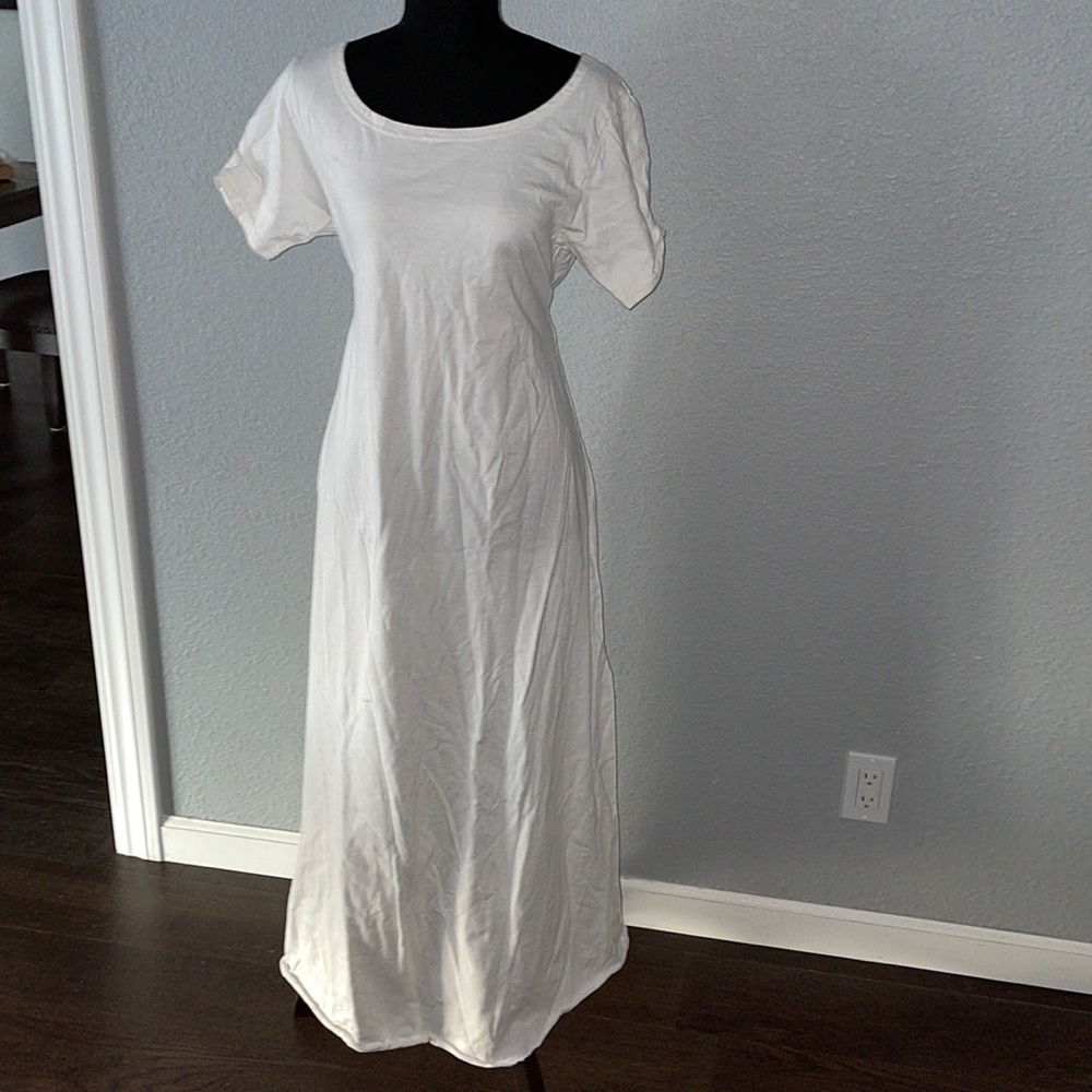 allen allen, usa Short Sleeve Maxi Dress